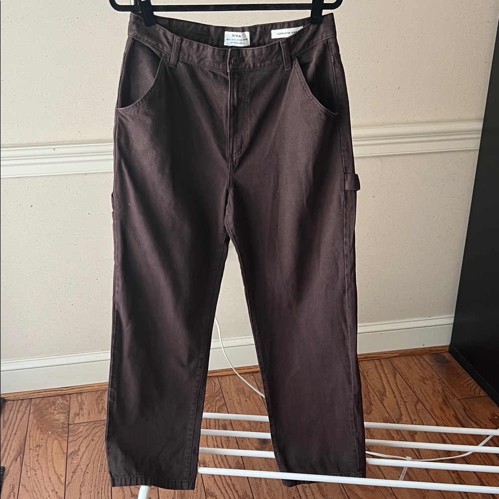 Cotton On Dark Brown Cargo Jeans